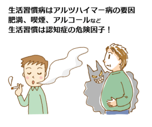 生活習慣病はアルツハイマー病の要因！肥満、喫煙、アルコールなど生活習慣は認知症の危険因子